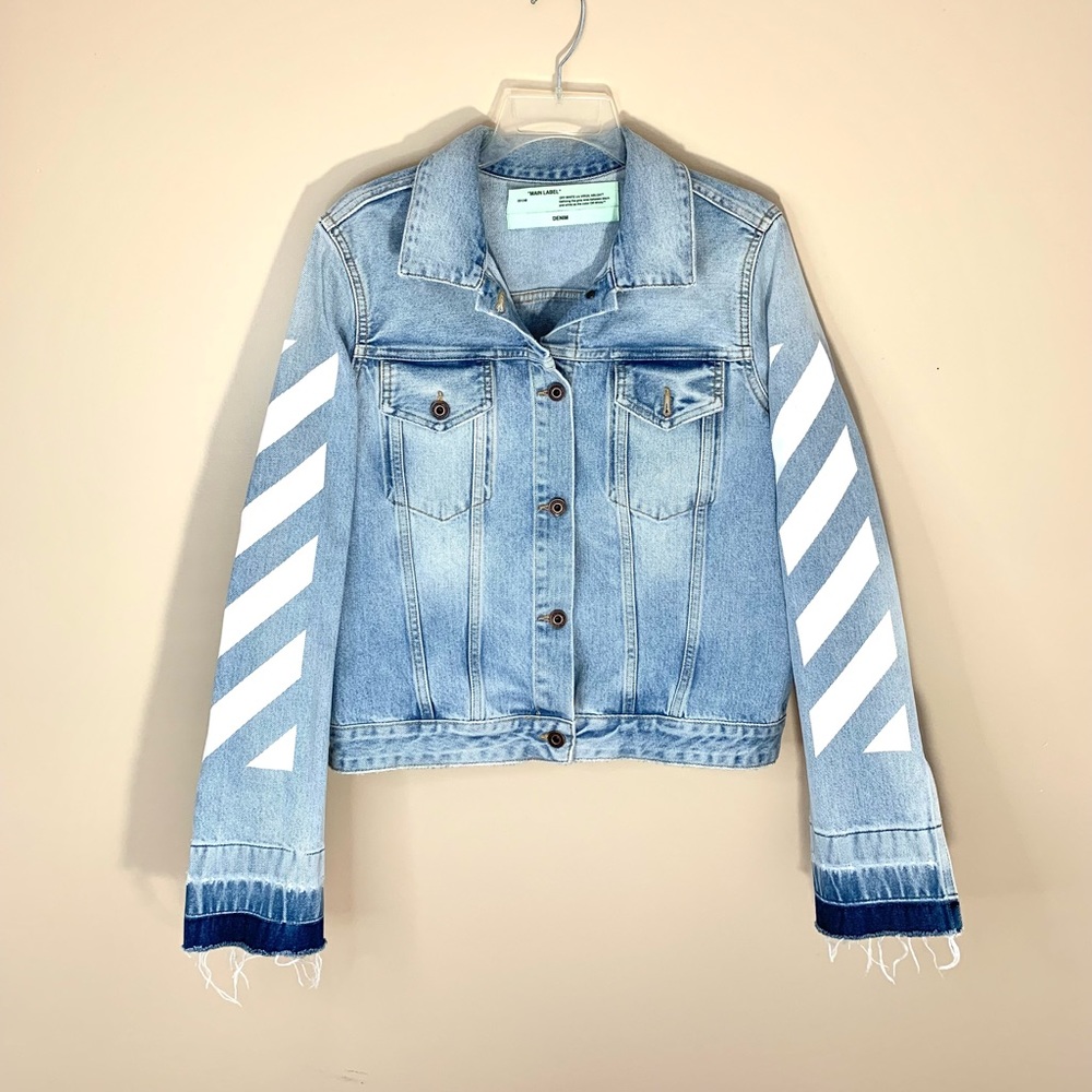 OFF-WHITE Womens jeans jacket Size S/Eur 42